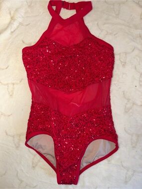 Balera Red Sequin LC Leo